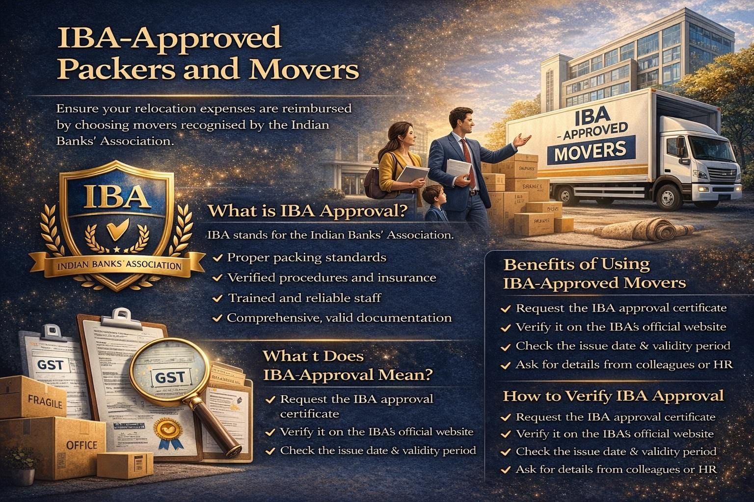 IBA-Approved Packers and Movers