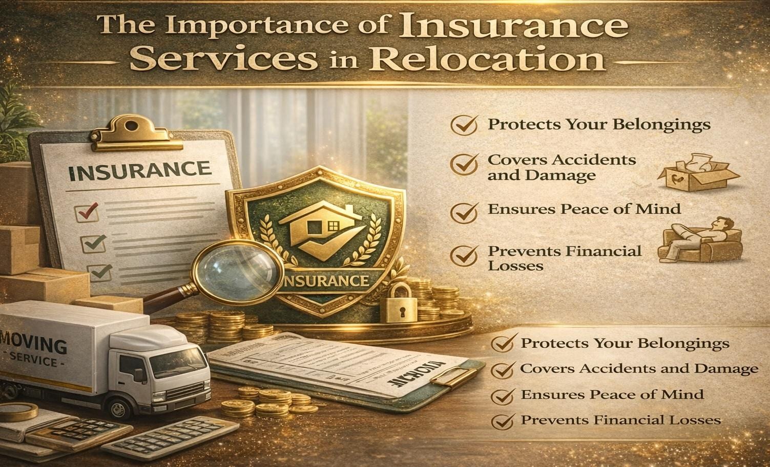 Importance of Insurance Services in Relocation