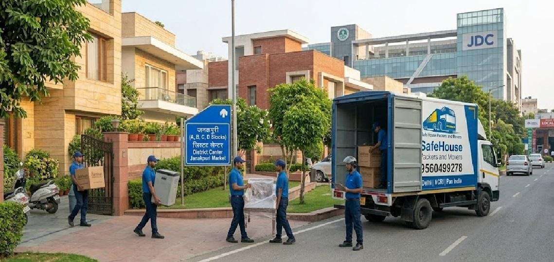 Safe House Packers and Movers in Janakpuri