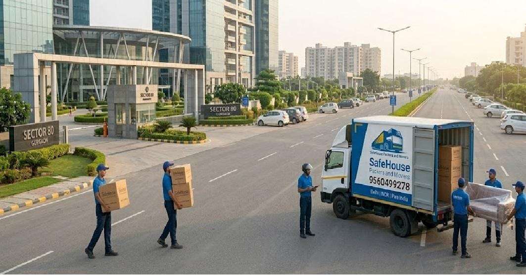 Safe House Packers and Movers in Secter 80 Gurgaon