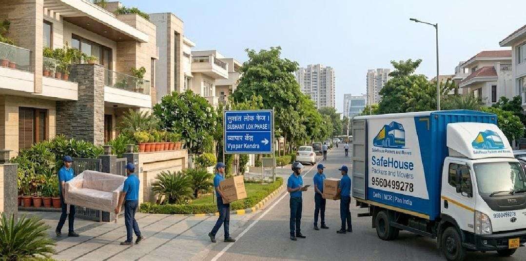 Safe House Packers and Movers in Sushant Lok