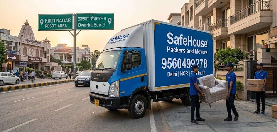 Safe House Packers and Movers in Kirti Nagar