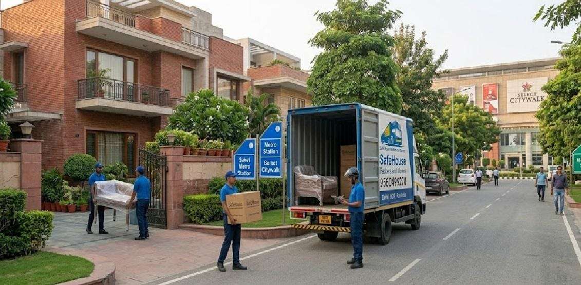 Safe House Packers and Movers in Saket
