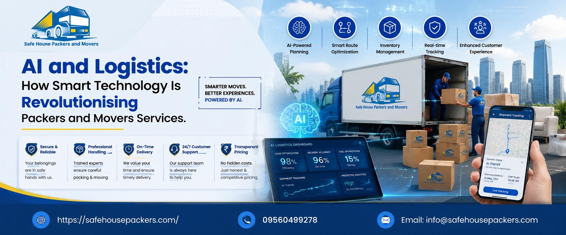 AI and Logistics: How Smart Technology Is Revolutionising Packers and Movers Services AI and Logistics: How Smart Technology Is Revolutionising Packers and Movers Services