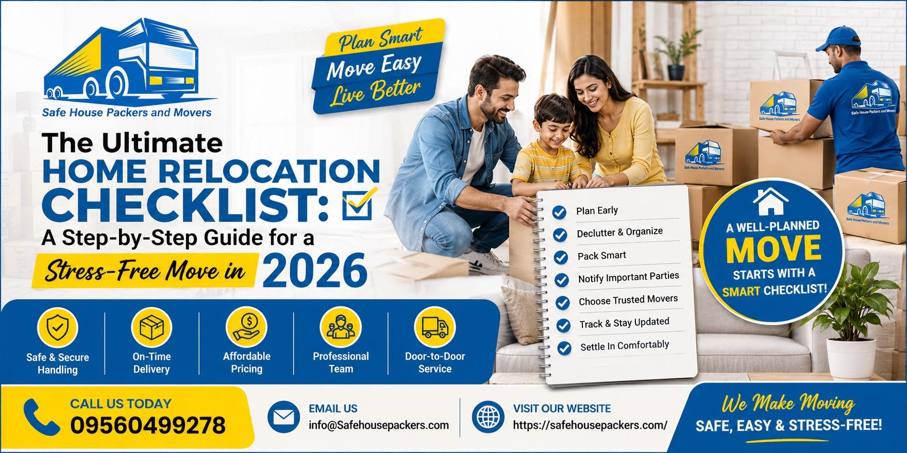 The Ultimate Home Relocation Checklist in 2026: A Step-by-Step Guide for a Stress-Free Move in 2026