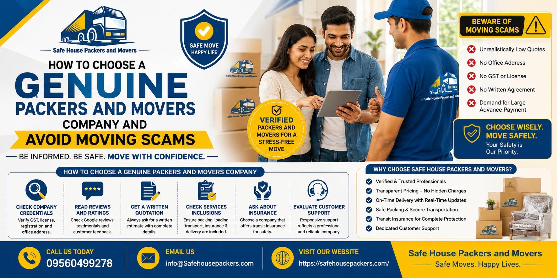 Tips To Choose a Genuine Packers and Movers