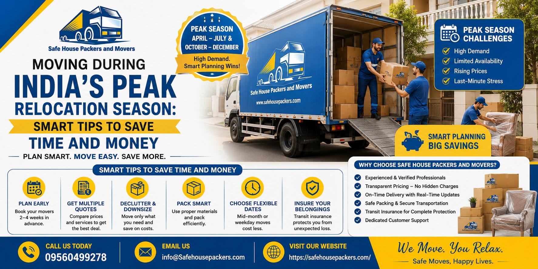 Tips to Move During India's Peak Relocation Season